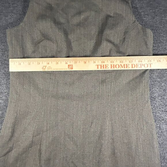 Vintage Karen Kane Sheath Dress Size 10 100% Wool Made in USA Brown Grey READ - Picture 11 of 16